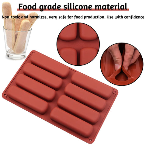 JJYHEHOT non-stick chocolate bar mould ensures easy release after chilling