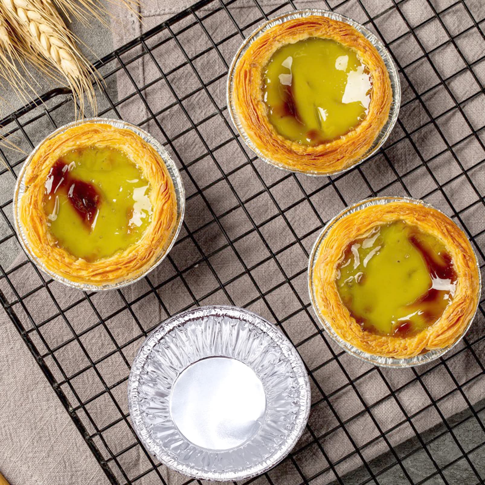 JJYHEHOT oven-safe foil cups withstand high temperatures