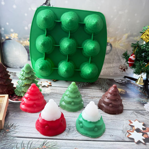 JJzxwish Christmas tree silicone mold makes charming holiday gifts and treats.