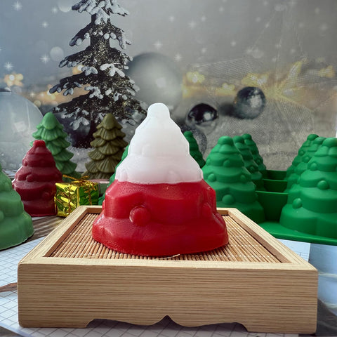 JJzxwish Christmas tree silicone mold, versatile for cakes, jellies, and ice cubes.