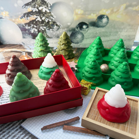 JJzxwish Christmas tree silicone mold oven and freezer safe for creative recipes.