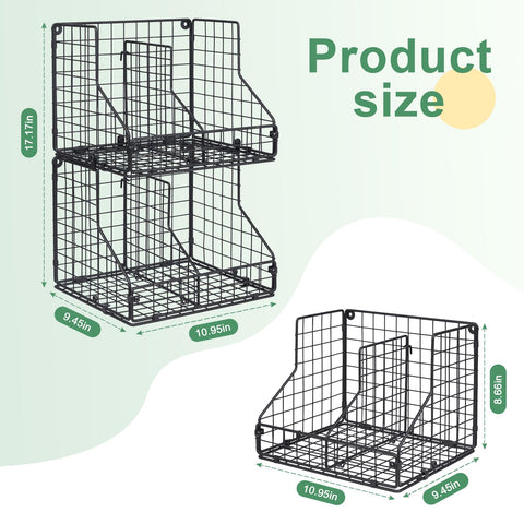JKsmart easy-assembly screw mount keeps can rack secure
