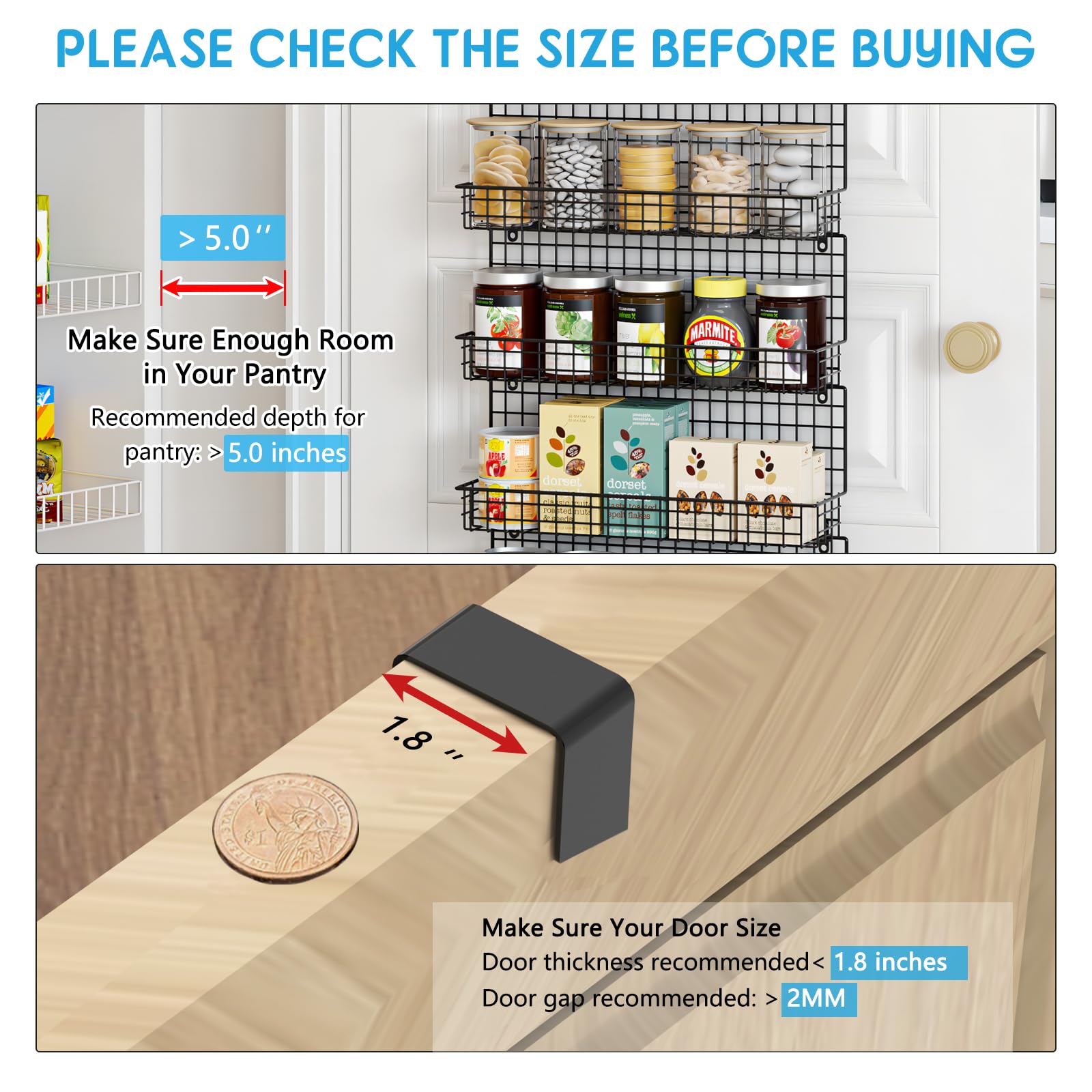 JKsmart easy installation option with no-drill door mounting.
