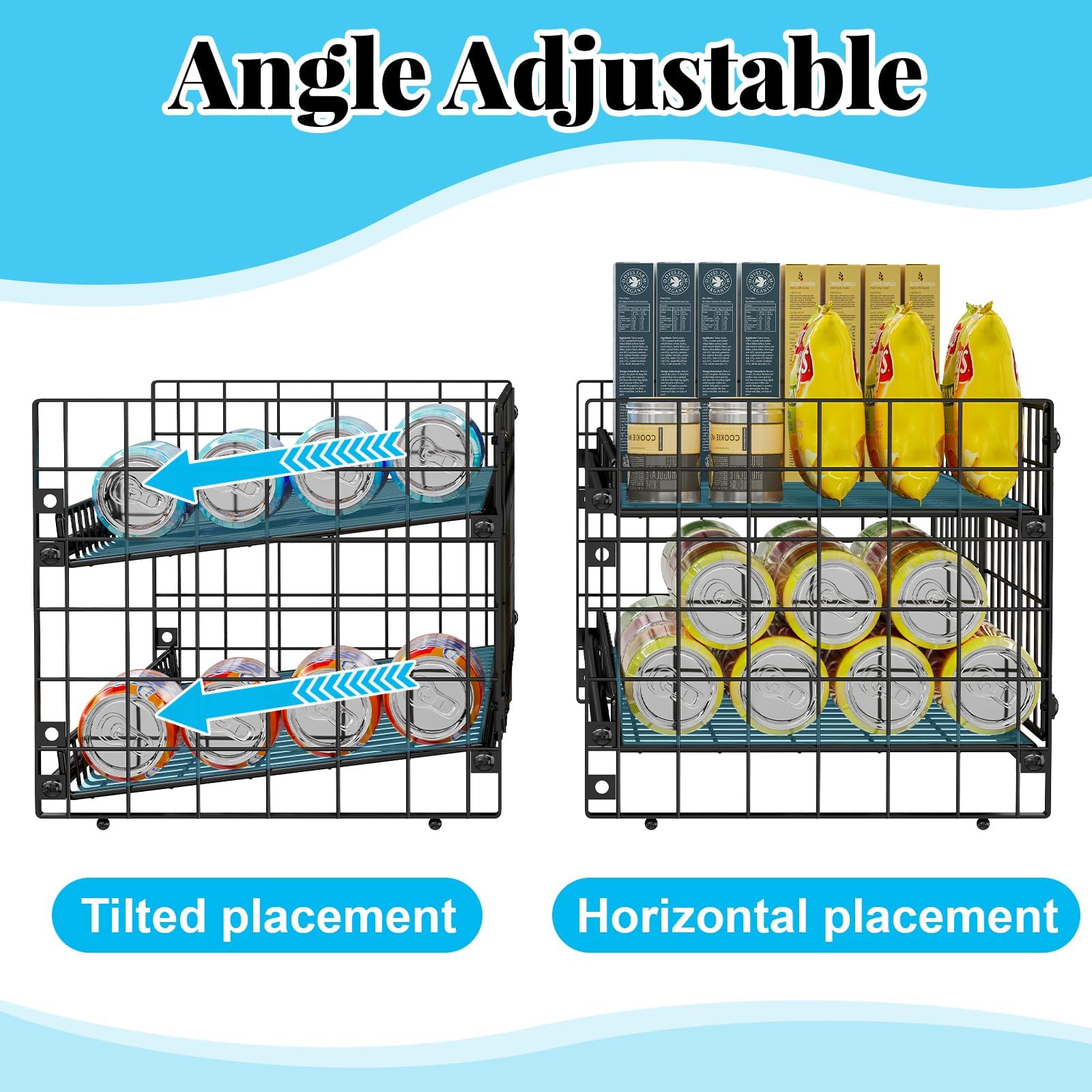 JKsmart heavy-duty can dispenser close-up demonstrates flat iron construction