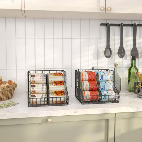 JKsmart kitchen cabinet organizer fits on counters or shelves for easy access