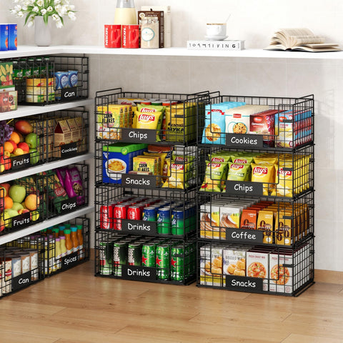 JKsmart carbon steel baskets with matte black finish resist rust.