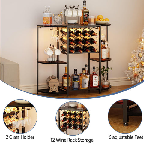 JKsmart 12-bottle storage keeps wines neatly stored and accessible