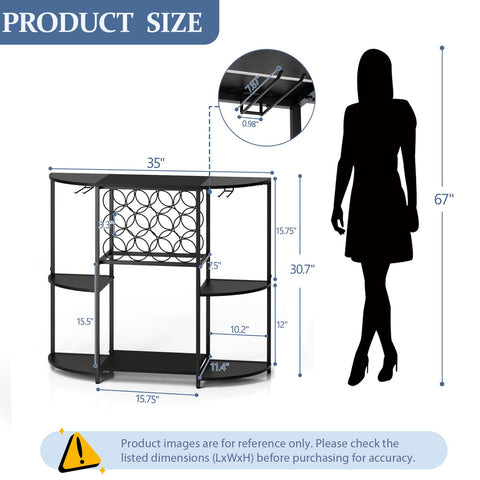 JKsmart glass holders securely cradle six red wine glasses