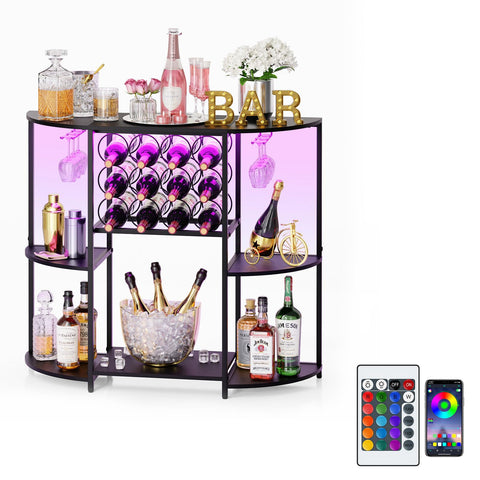 JKsmart LED color modes highlight the cabinet's versatility