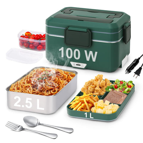 Jleiiofe electric lunch box outer view for versatile car and office meals