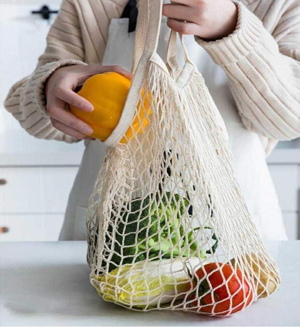JM-capricorns 13-inch long-handled mesh bag emphasizes comfortable carrying