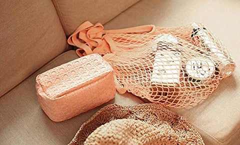 JM-capricorns market shopping with sustainable reusable bags