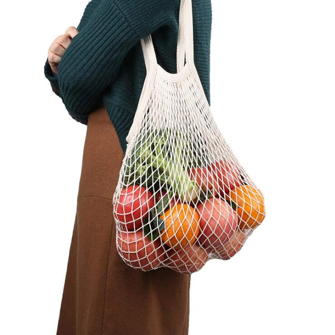 JM-capricorns washable cotton mesh bag ready for cleaning after use