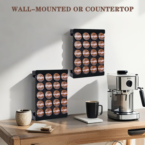 JMBTLUS drawer storage option hides pods neatly for a sleek kitchen look.