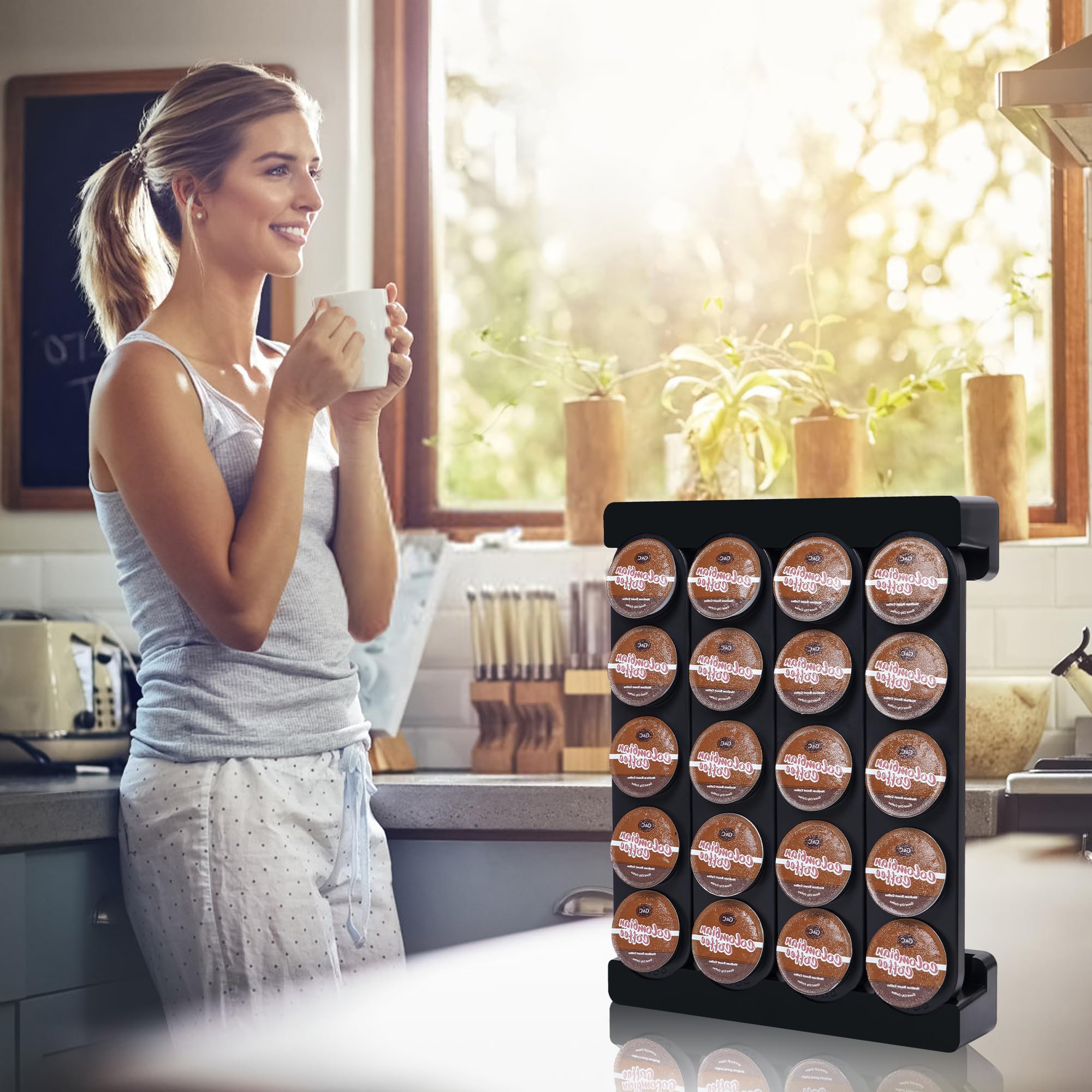 JMBTLUS space-saving design frees counter space in compact kitchens.