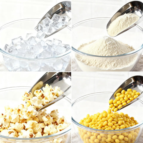 Jmulriu 12oz scoop in action at weddings.