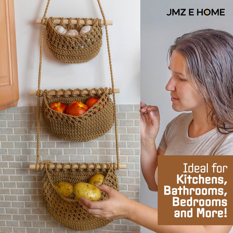 JMZ E Home cotton basket highlights natural weave and durability