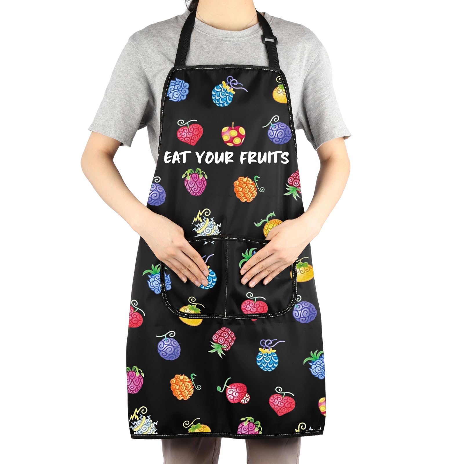 JNIAP Cooking Apron featuring adjustable neck for comfortable fit