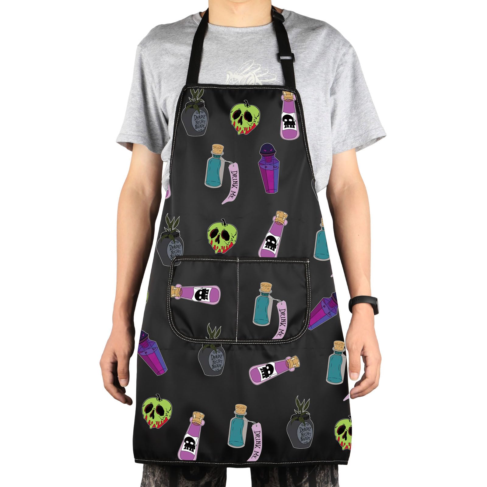 JNIAP Villain Poison Apron gift idea: stylish kitchen gear for cooking lovers.