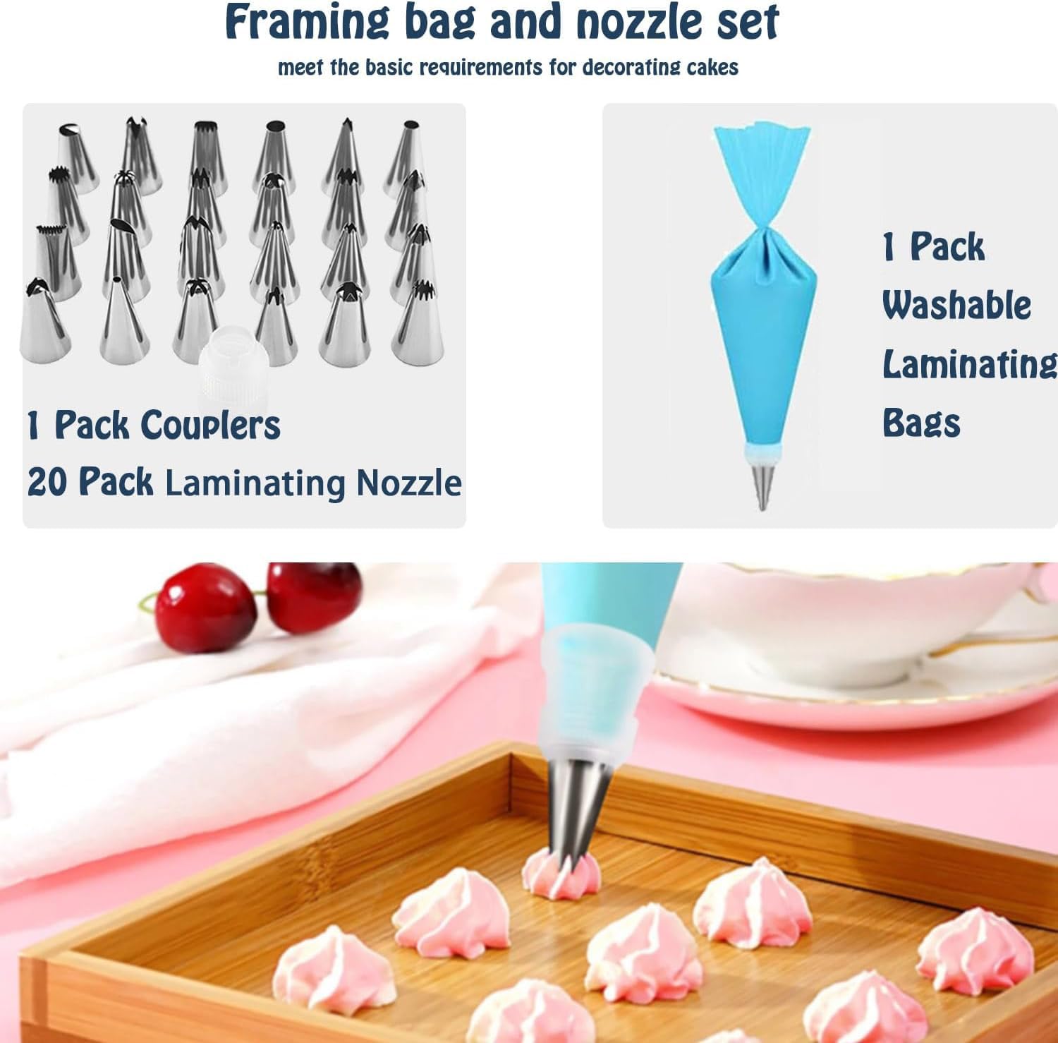 Jninexiu decorating stand used in a baking class setting