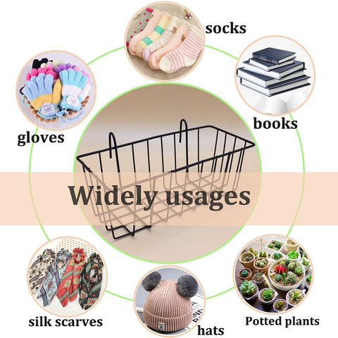 Jnnzzggu cabinet storage basket for shelves and cabinets