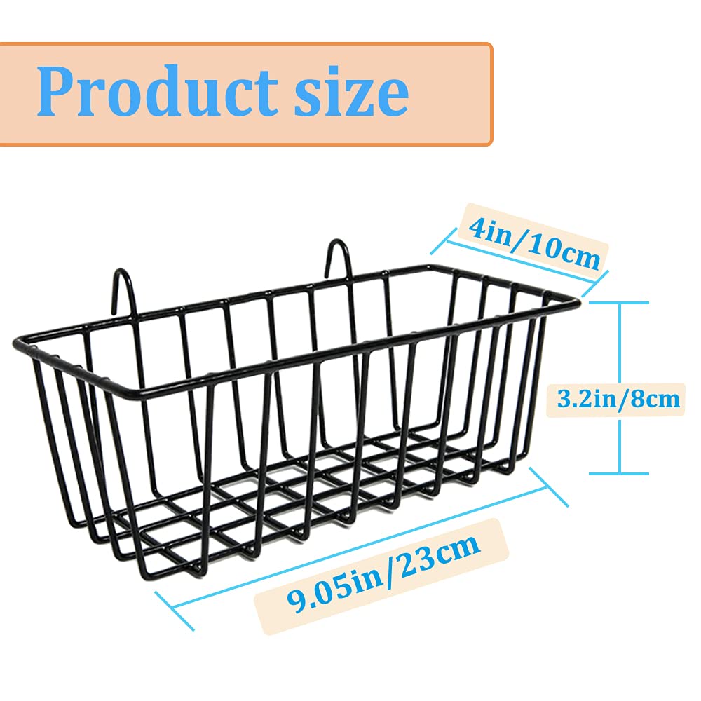 Jnnzzggu wall grid panel basket for easy space organization