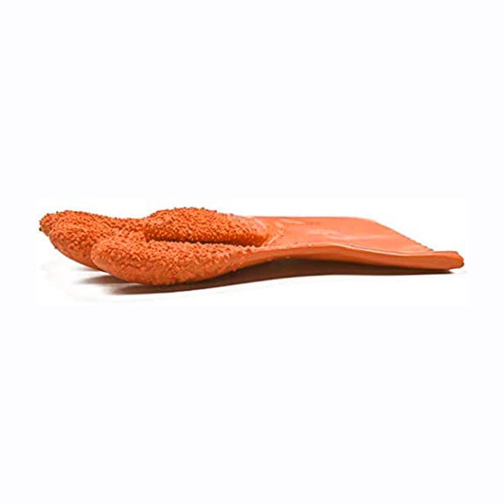 JOBEDE Waterproof gloves in rose red, protecting hands while washing and peeling