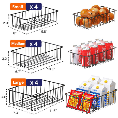 Joben Oligey baskets in varied sizes for versatile pantry use