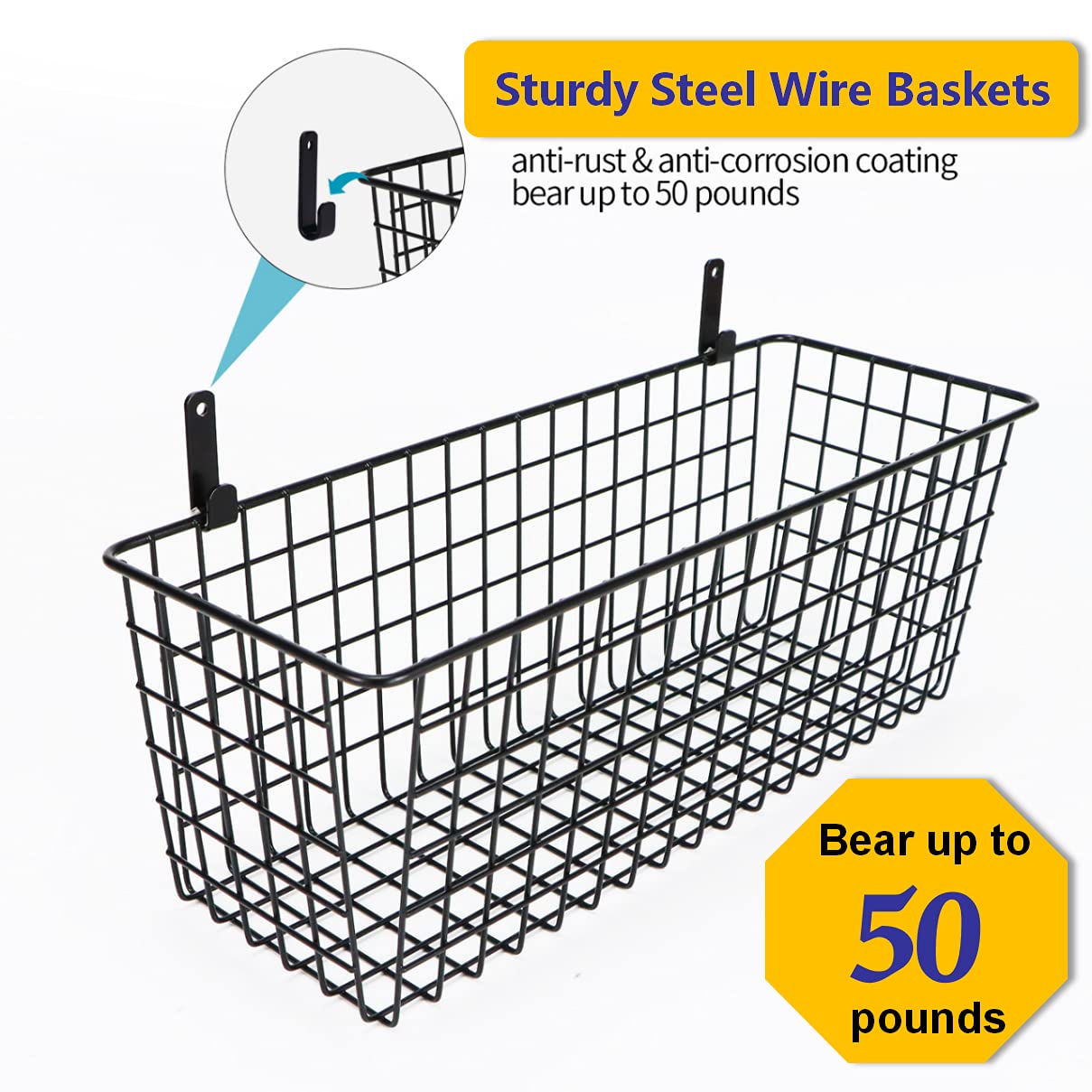 Joben Oligey books and magazines organizer clears wall clutter.