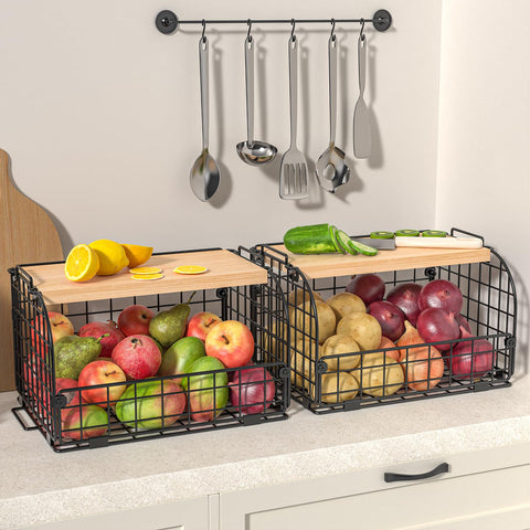 Joben Oligey sturdy metal-wire construction supports heavy items