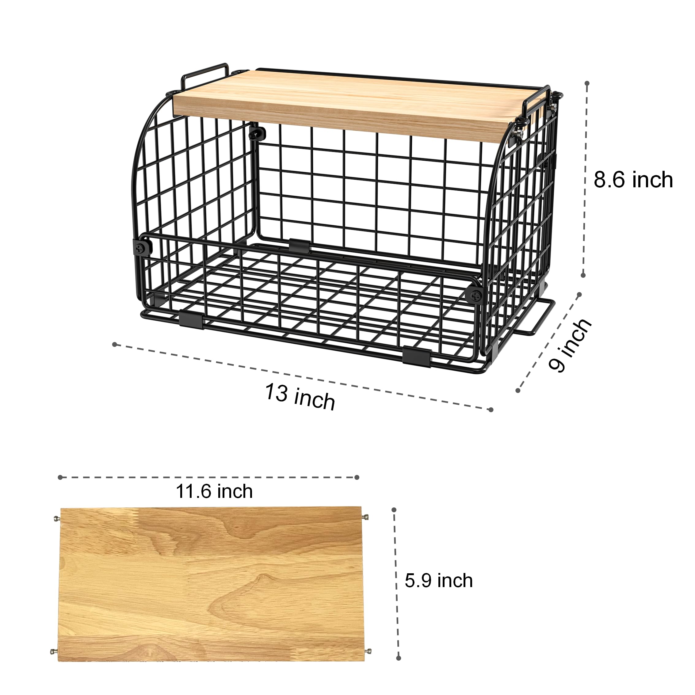 Joben Oligey front-access basket makes removing fruit easy