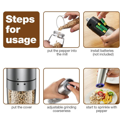 JOBKIM blue LED light illumination showing precise seasoning placement