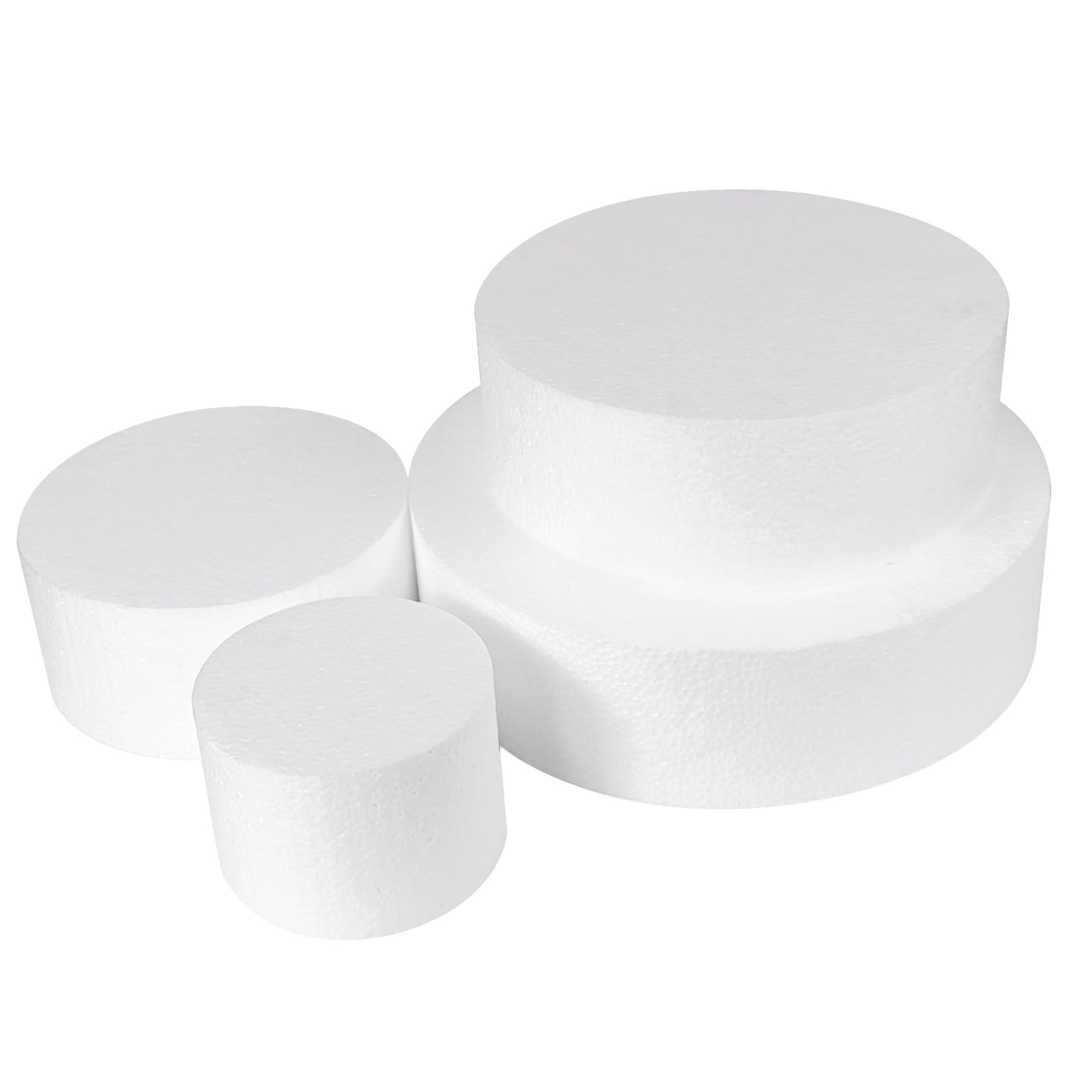 JOBVERT ten-inch foam cake dummy side view, durable for repeated use.