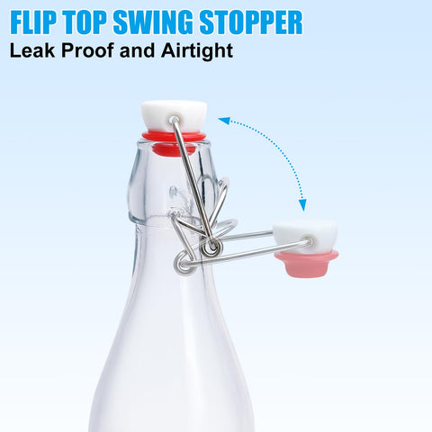 JOBVERT Multi-use fermentation bottle for kombucha, mead, beer, and more.