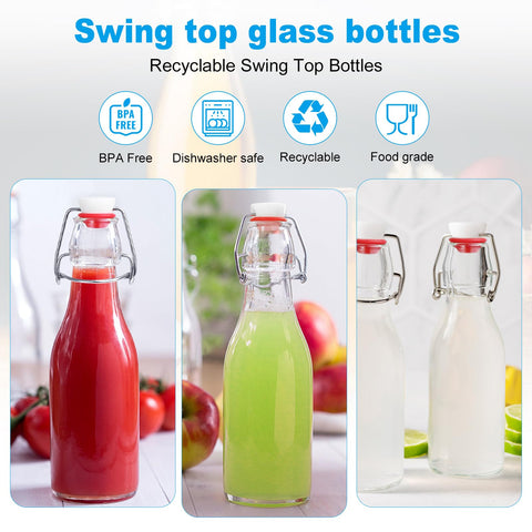 JOBVERT Protective foam packaging ensures safe delivery of swing-top bottles.