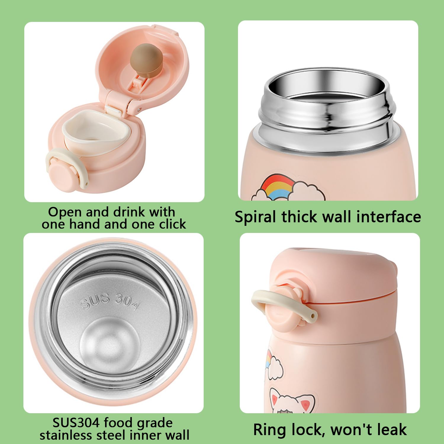 Jocoiot mini bottle wide opening for easy filling and cleaning