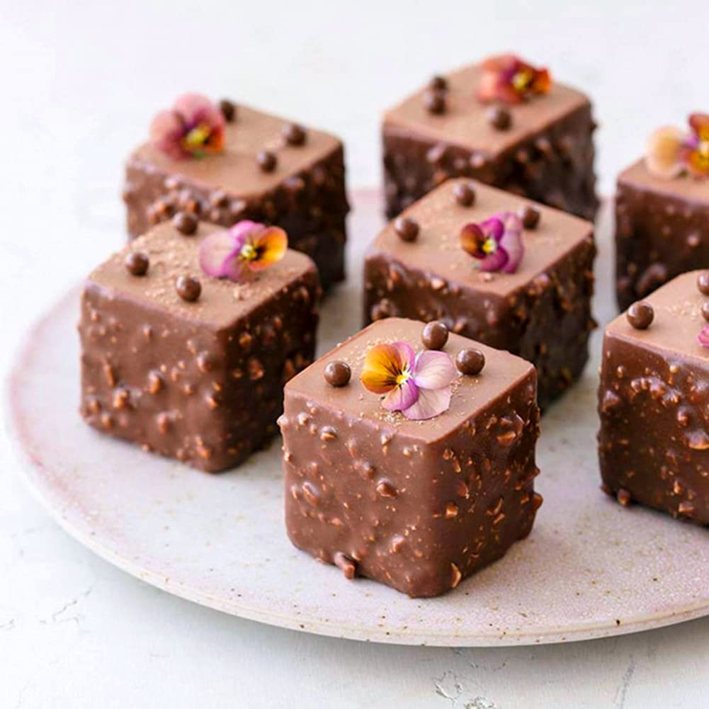 JOERSH chocolate truffle mold with eight cubes for neat portions