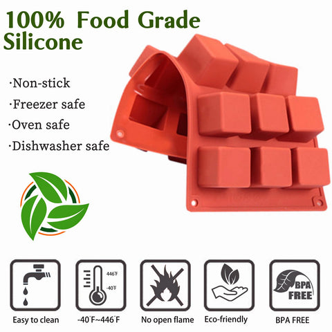JOERSH heat tolerant silicone mold from freezer to oven usage.