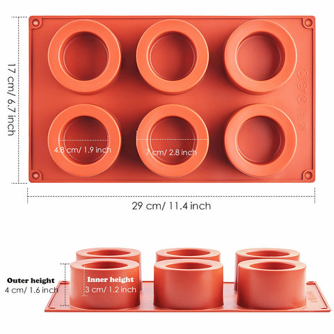 JOERSH brick red silicone mold in action for ice shot glasses.