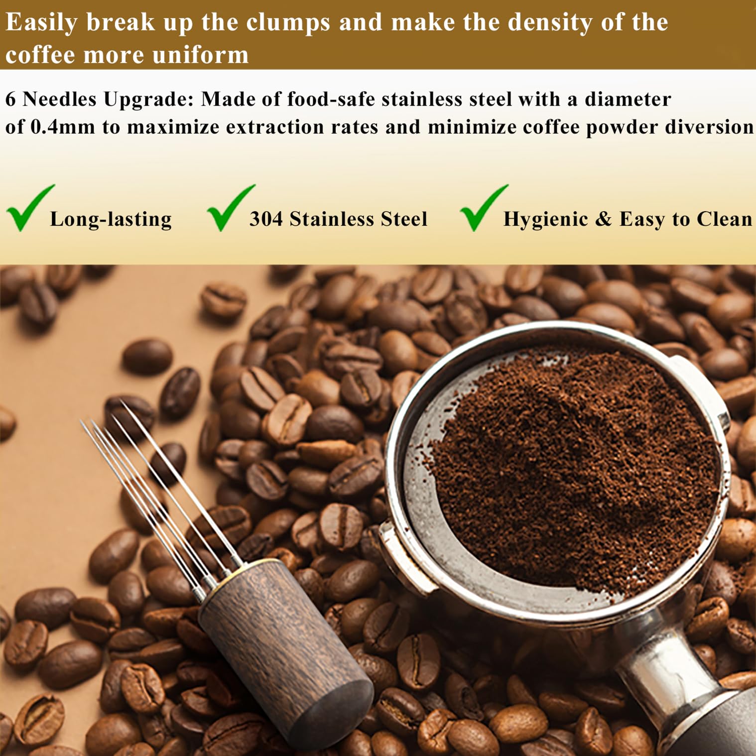 JOESTIKK tamping mat with non-slip surface for stable tamping