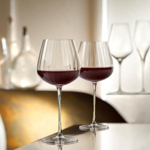 Joeyan long stem crystal wine glass ideal for formal dinners