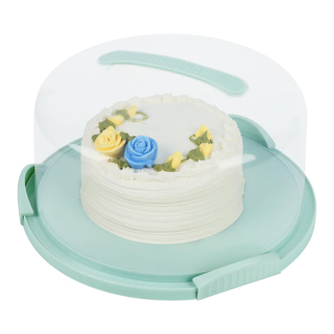 JOEY'Z extra large cake carrier with lid and handle keeps desserts secure during transport