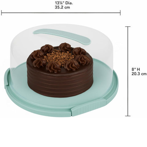 JOEY'Z large capacity cake carrier accommodates oversized bakery items