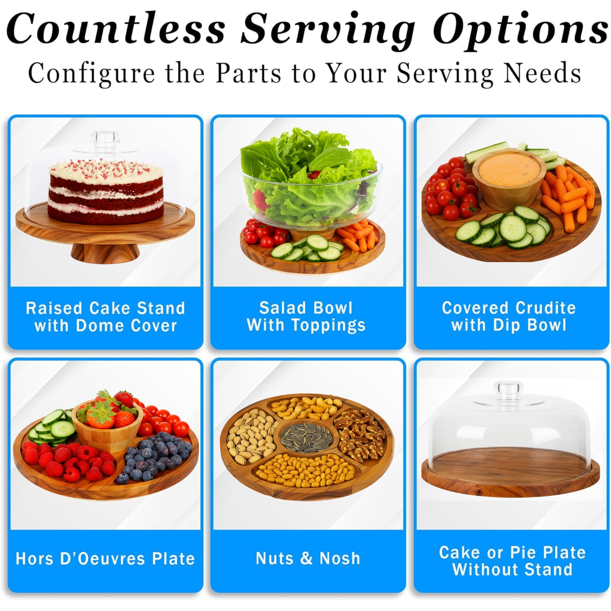 JOEY'Z cake dome cover protects pastries while elevating presentation.