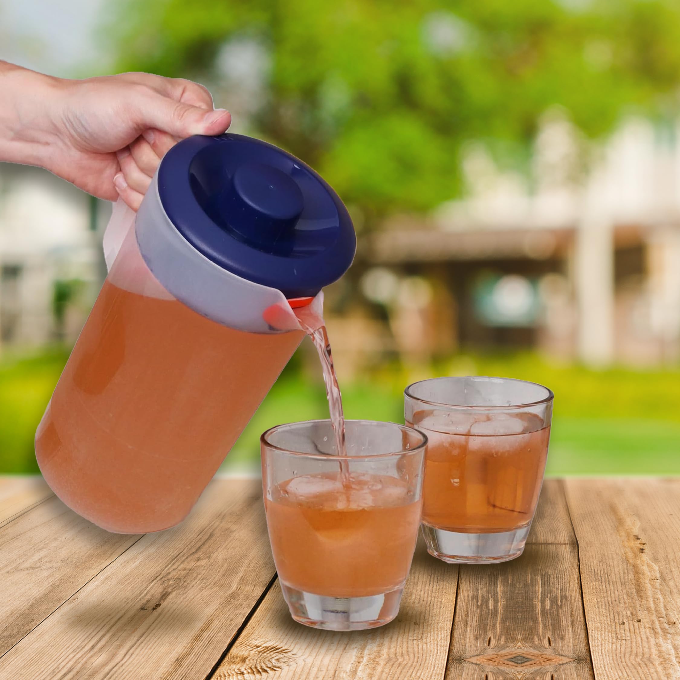 JOEY'Z clear base shows refills at a glance.