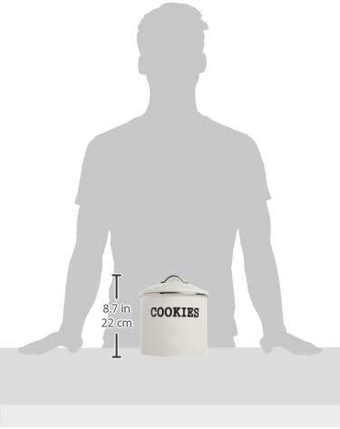 JOEY'Z pantry storage solution cookie jar helps organize cookies and flour