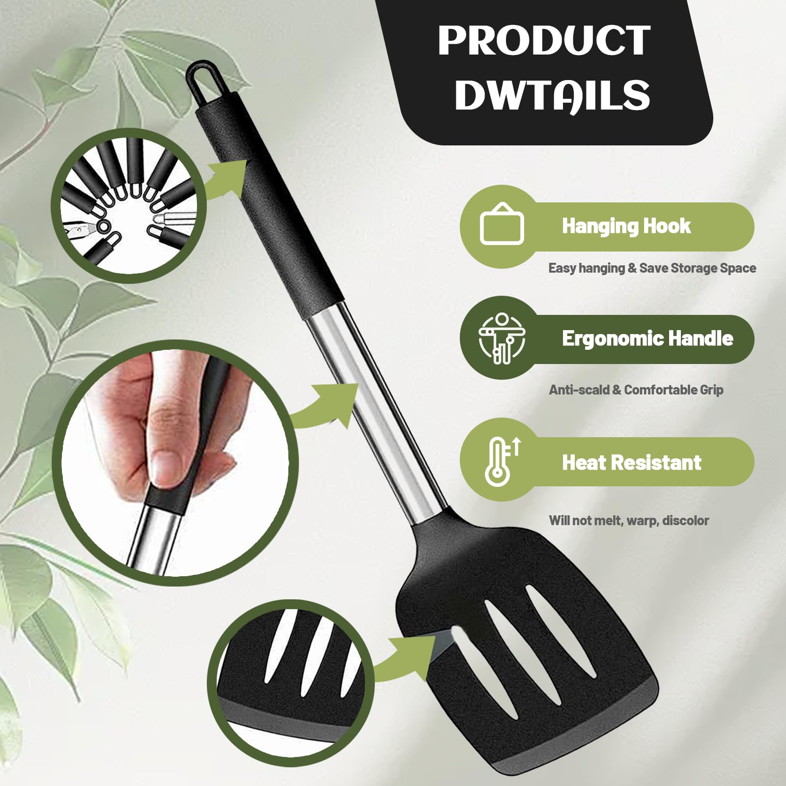 JOFULBOND heat-resistant silicone up to 446°F for high-temperature cooking