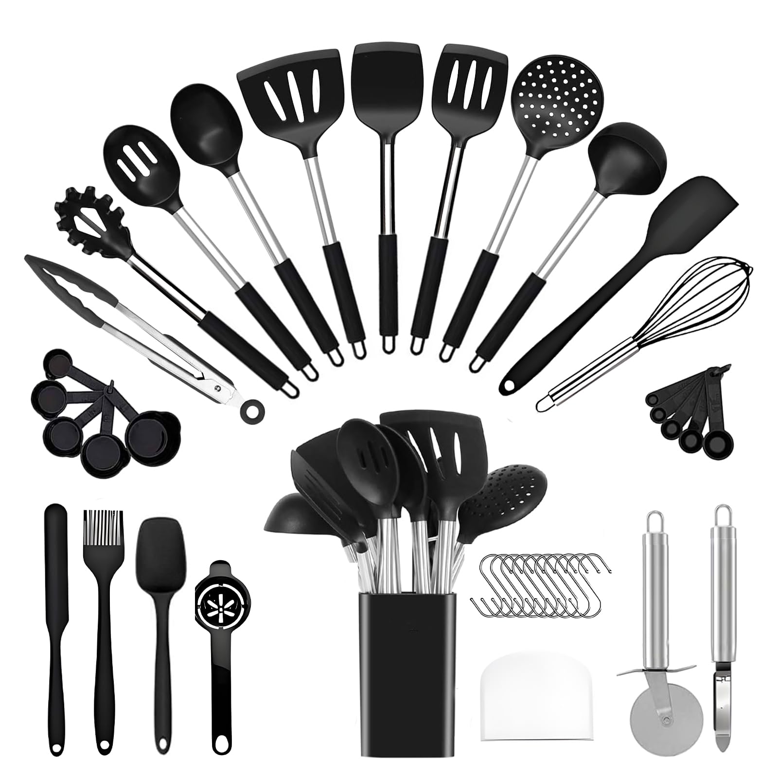 JOFULBOND kitchen utensils set - complete collection for everyday cooking and versatility