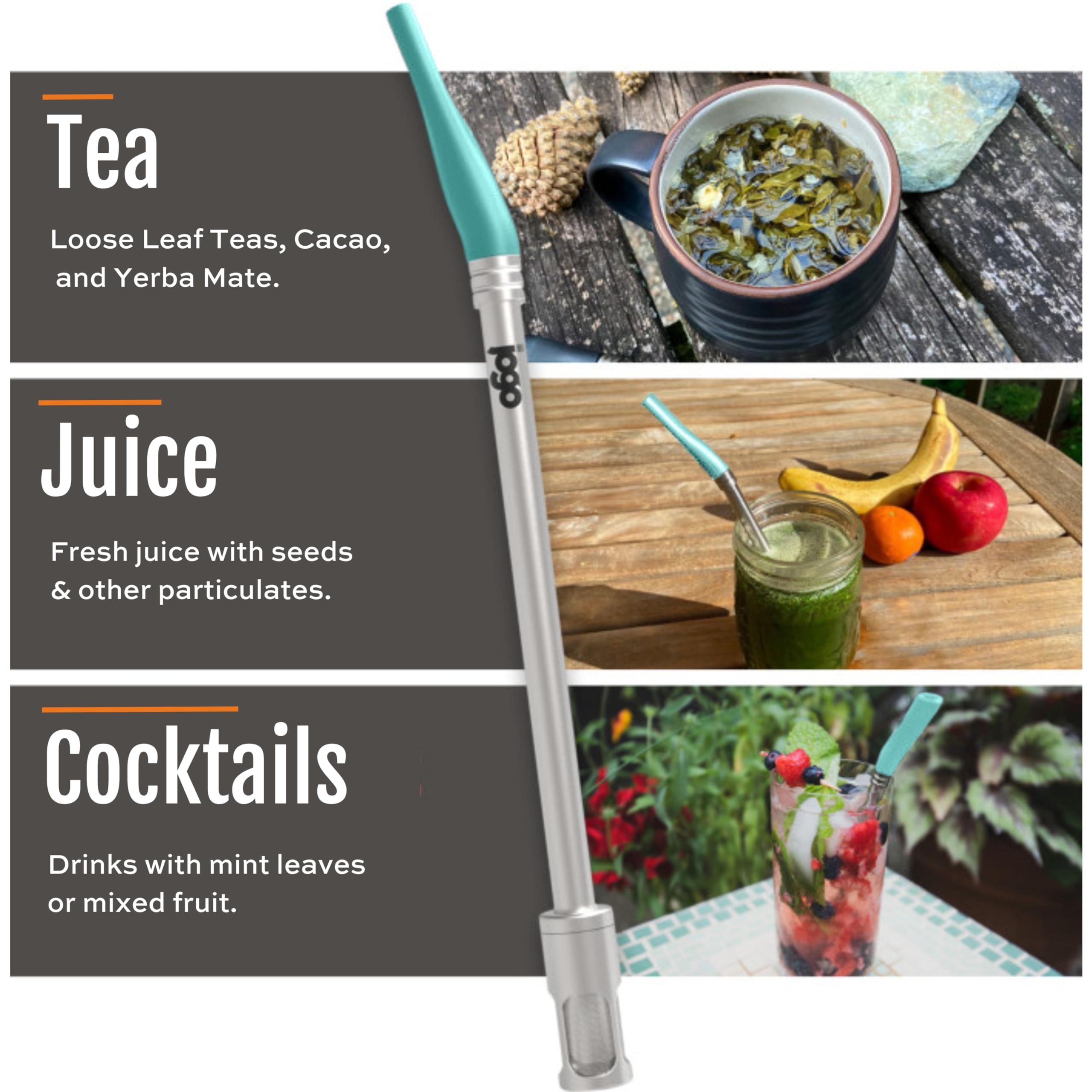 JoGo BPA-free silicone tip provides comfortable, heat-safe sipping.