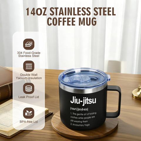 Jogskeor Jiu Jitsu Definition mug desk setup suits office and home sipping.